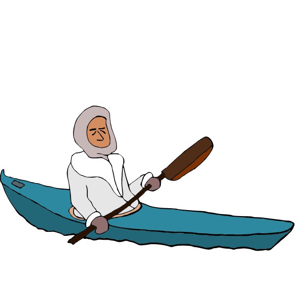 Man in kayak